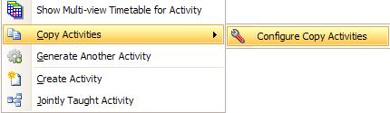 Figure 76 Setting or unsetting suggested day / time If an activity has no suggested day / time but is scheduled then the user will have the option to Set the suggested day / time.