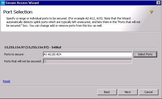 Using the Secure Access Wizard Using Secure Access Wizard Figure 4-5.