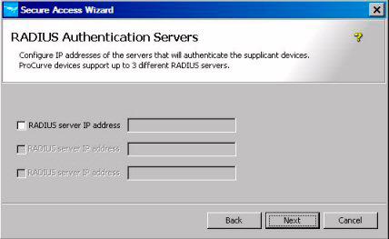Using the Secure Access Wizard Using Secure Access Wizard Unauth-vid - The VLAN to which the port is assigned when the user has not been authorized by MAC authentication.