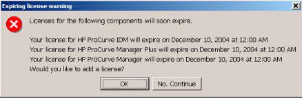 About ProCurve Identity Driven Manager Registering Your IDM Software If you have not purchased an IDM 2.0 or newer license, your installation will include the IDM interface changes made for IDM 2.