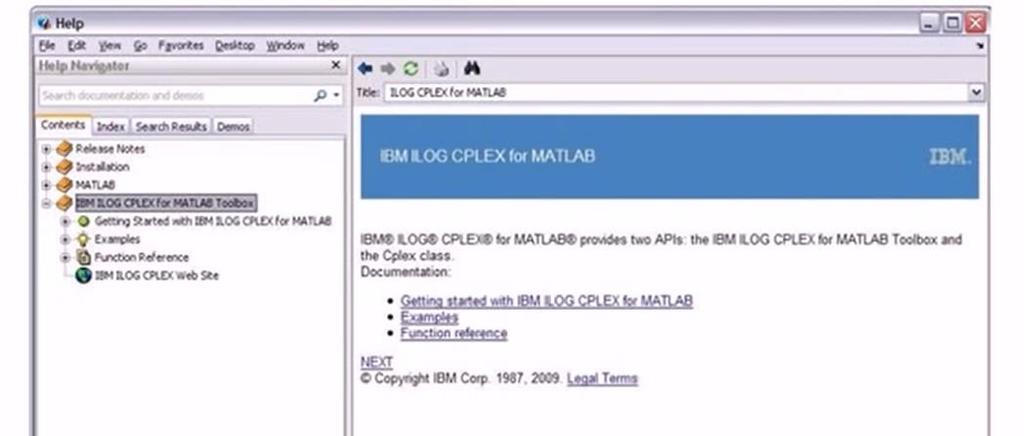 Online help in MATLAB Online help is available from