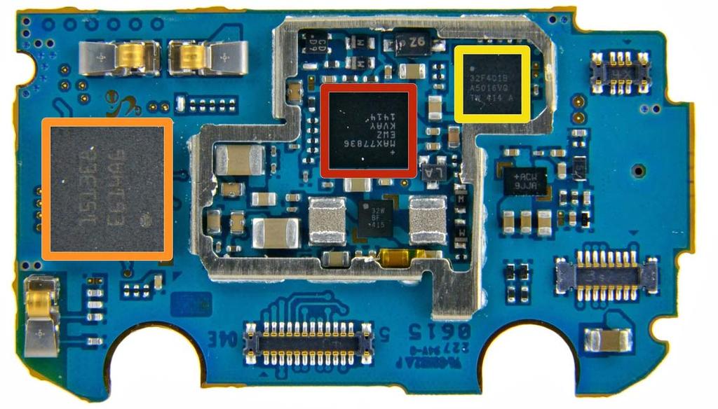 Motherboard Side 2 STMicroelectronics STM32F401B ARM Cortex M4 MCU with 128KB Flash.