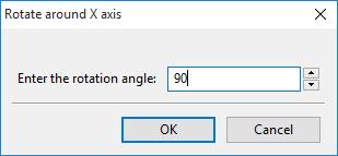 Select Around X Axis (or another depending on your STL )and
