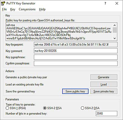 Deploy Firebox Cloud on Microsoft Azure To use the puttygen utility to generate an SSH-2 RSA key pair: 1. Download and install the PuTTYgen utility available from www.putty.org. 2. Start PuTTYgen. 3.