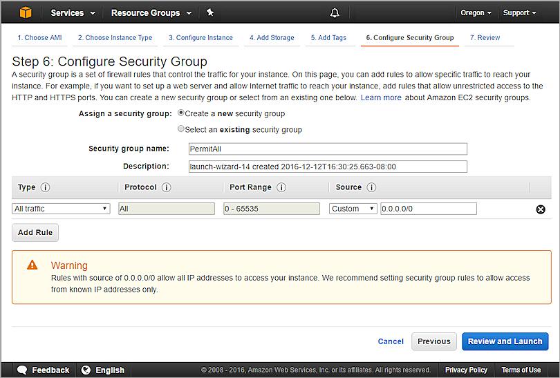 Deploy Firebox Cloud on AWS By default, the instance uses a security group that functions as a basic firewall.