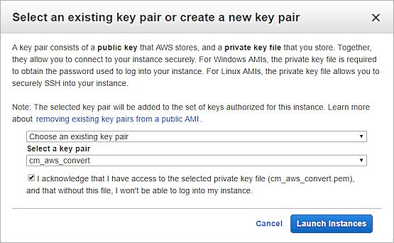 Deploy Firebox Cloud on AWS Select or Create a Key Pair for SSH Authentication When you launch a new EC2 instance, you can select or create a key pair.