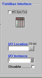 70 or higher When creating a fieldbus mapping, you can select the byte order.