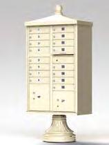 Decorative Traditional Style CBU Mailboxes (USPS Approved) Type 1 CBU Type 2 CBU Type 3 CBU Decorative CBU Mailboxes Traditional Style Series designed to meet or exceed new USPS Security Standards.