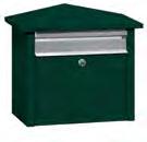 accept magazines, priority envelopes, dvrs, video tapes and bank check boxes All mounting hardware is included with the Peninsula locking residential mailbox ITEM # DESCRIPTION QTY: 1-4 QTY: 5+ H2402