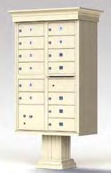 Decorative Classic Style CBU Mailboxes (USPS Approved) Type 4 CBU Type 5 CBU Type 6 CBU 6 Decorative CBU Mailboxes Classic Style Series designed to meet or exceed new USPS Security Standards.