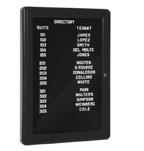 Open Face Directories Specifications and Features Constructed and designed for indoor use. Perfect in applications when information changes frequently.