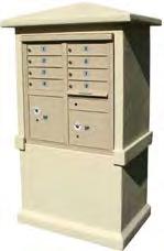Decorative Stucco Column CBU Mailboxes (USPS Approved) Type 1 CBU Type 2 CBU Type 3 CBU Designed for cluster box units, these ready-to-install decorative stucco columns conveniently upgrade