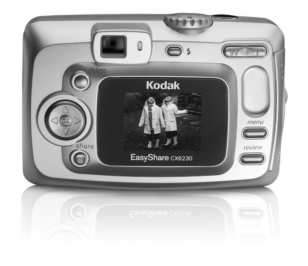Kodak EasyShare CX6230 zoom digital camera User s Guide www.