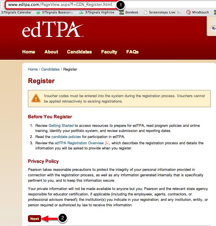 Important Information about edtpa Retakes If you are completing your edtpa for the first time, please disregard this information and skip to the next step - "Getting Started: Register with Pearson".