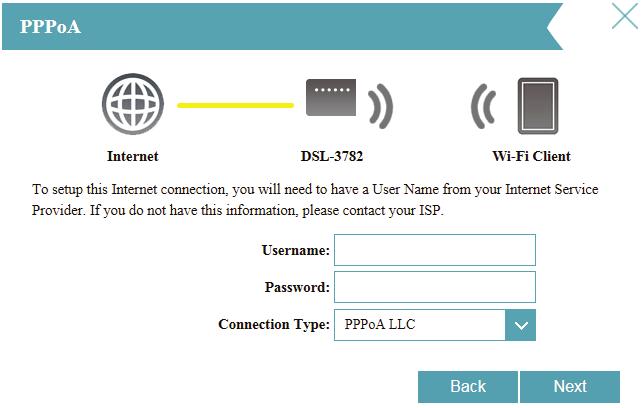 The software is no longer needed and will not work through a router. PPPoA connection type is only available for ADSL connections.