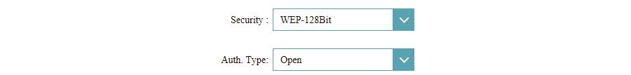 Section 4 - Configuration Advanced Settings (continued) WEP-64Bit or WEP-128Bit Use of WEP encryption is not recommended, as it only offers a trivial amount of protection for your wireless data.