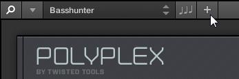 can also do this by clicking the + button in the KOMPLETE KONTROL header.
