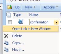 EDIT THE CONFIRMATION PAGE TEXT EDIT THE CONFIRMATION PAGE TEXT 1. From the Manage Content Structure view, open the pages folder.