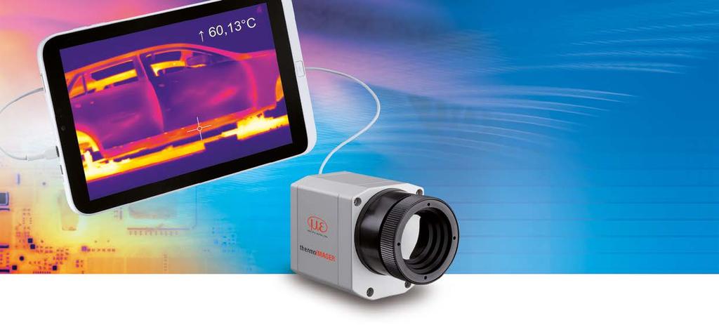2 Compact USB thermal imaging cameras thermoimager TIM - Temperature range from -20 C to 1800 C - Compact cameras ideal for OEM applications - Up to 1kHz for fast processes - Resolution up to 764 x