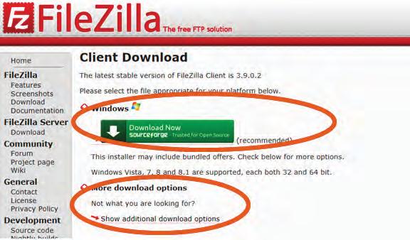 FileZilla Download and Installation Instructions FileZilla is a free software that uses SourceForge as an installation provider.