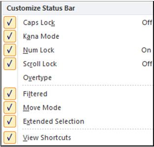 Exploring the Access Environment Lesson 1 Status bar Indicates the currently displayed view (Datasheet View) and whether specific modes are applied.