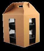 Drink Carrier, up to 24oz 6-1/2 X 6-1/4 X 9 16.5 X 15.