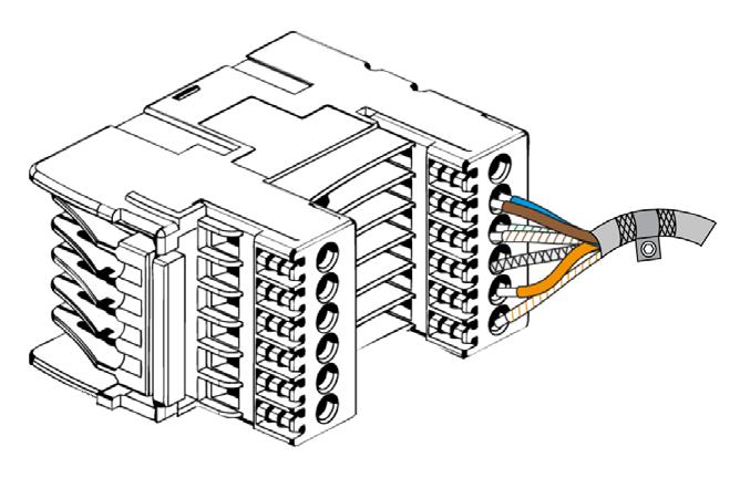 Design Rules of ULP System RJ45 Pin Connection The RJ45 male/male ULP cord uses an RJ45 connector whose pin connection is described in the following table: RJ45 connector Pin number Pair number Wire