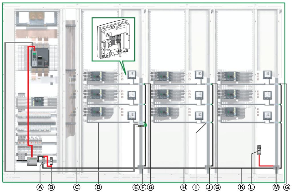 Design Rules of ULP System Case of Several Power Supply Segments When more than one 24 Vdc power supply is needed (see segmented power supply (see page 44)), then several power supply segments are