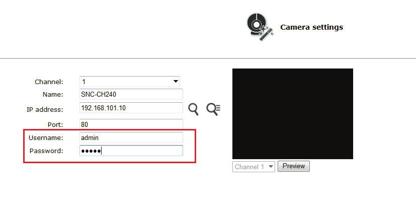 40 NVR04,08,16 User s Manual Its corresponding information should be displayed in the Camera Information section. Enter its username and password and press Next to detect this camera.