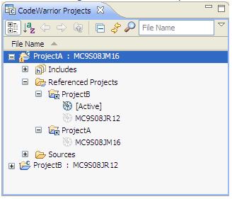 IDE Extensions Referenced projects Table 4: C/C++ Build > References options (continued) Option Collapse All Move Up/Move Down Edit Location Build Projects referencing this build configuration
