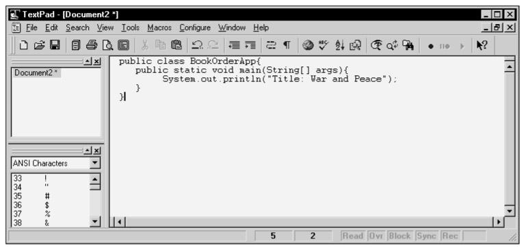 How to use TextPad to work with Java Now that you ve learned how to use Notepad and the DOS prompt for working with Java, you re ready to learn how to use TextPad.