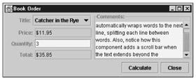 How to work with text fields and text areas In the last chapter, you learned how to use a text field to get one line of input from a user.