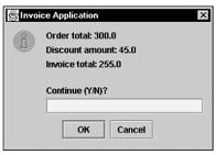 In this exercise, you ll modify the Invoice application. This will give you a chance to write some code of your own. 1. Save the InvoiceApp program as ModifiedInvoiceApp.