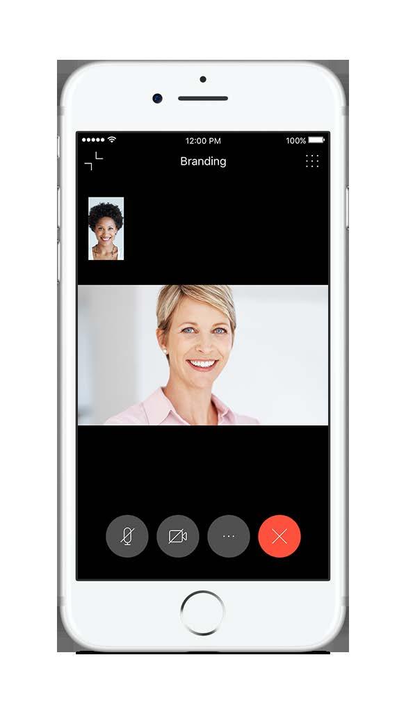 Video Calling 1:1 & 3-party video calling with screen