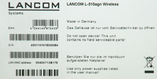 Please LANCOM OAP-54 Wireless and LANCOM OAP-310agn Wireless Chapter 5: Advanced wireless LAN configuration observe that only the MAC addresses of the WLAN cards at the other end of the connections