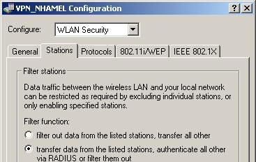Even if an access point in a P2P installation is stolen and the