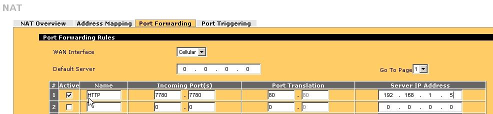 Figure 14: Port Forwarding & Translation Use NAT Port Forwarding only for ports that are necessary for your application.