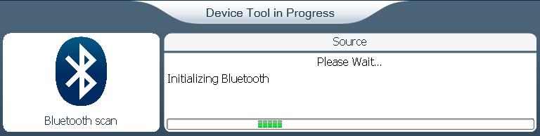 Chapter 11: Device tools 153 To perform a Bluetooth scan: 1) In the Device Tools > Select Tool screen, tap Bluetooth scan.