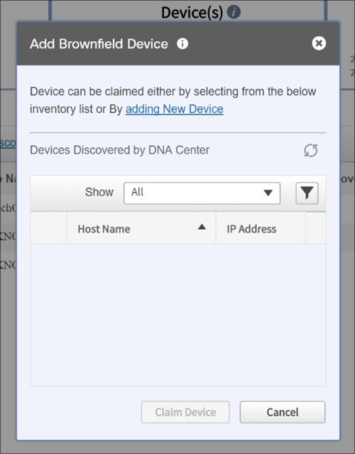 Workflow Overview: Adding a Brownfield Device to Branch Site Workflow Overviews Adding a brownfield device using the IWAN app 1 Open the IWAN app > Manage Branch