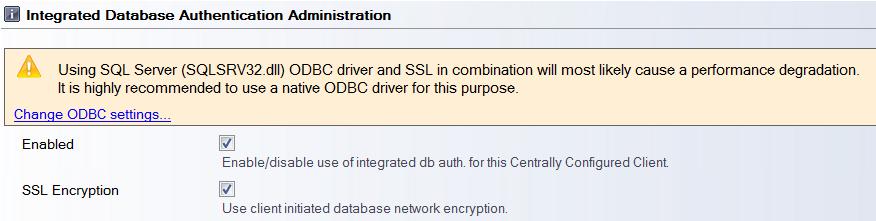 Check the SSL Encryption checkbox.