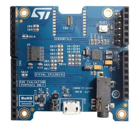 design cycle and accelerate delivery of results Two host boards are also provided as part of the kit, both featuring SWD programming interface