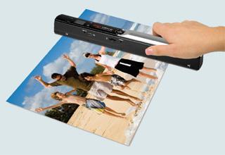 Flatbed scanner: The image is laid flat on the scanner s surface and is captured in a similar manner to that of a photocopier. Hand-held scanner: It reads the image while being dragged over it.