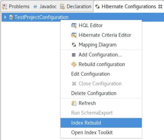 Red Hat JBoss Developer Studio 11.0 Release Notes and Known Issues Two options were added to the console configurations submenu: Index Rebuild and Index Toolkit.