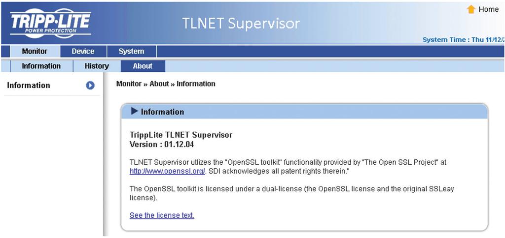 4. TLNET Configurator Note: The TLNET Configurator will not automatically show the updated firmware version in the Device List.