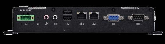 Available Models P1001 Slim & Rich I/O The P1000 Series features extensive I/Os, Mini-PCIe expansion slot, 2.