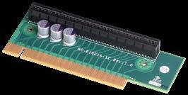 Card with 2x PCIex8 Slots