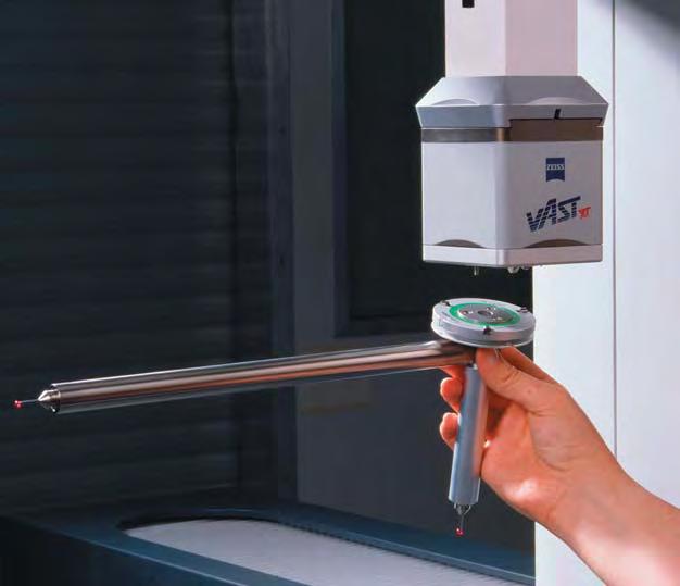 VAST XT Sensor VAST XT is suitable for all applications in curve and free-form metrology and reverse