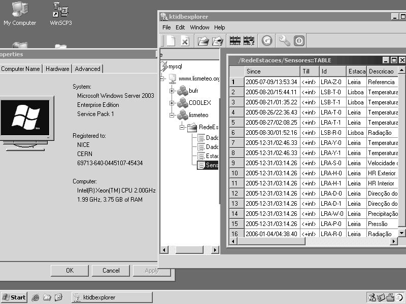 Figure 6. KTIDBExplorer running natively in a Microsoft Windows environment. The interface was ported using the Qt toolkit and compiled in a Cygwin framework. Figure 7.