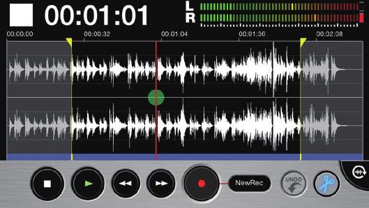 Adjusting the playback level When using an When not using an series mic, slide the volume control. series mic, use the ios device volume buttons.