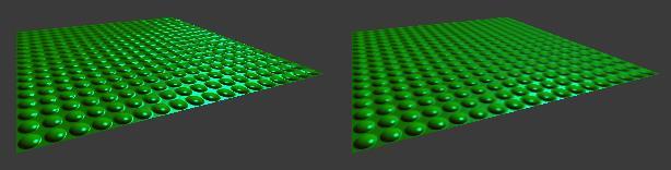 Example: Sparkling Highlights Aliasing in normal vectors can cause noise in